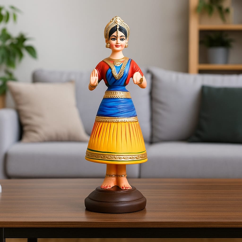 Deltart – Tanjore Dancing Doll (11 Inch)