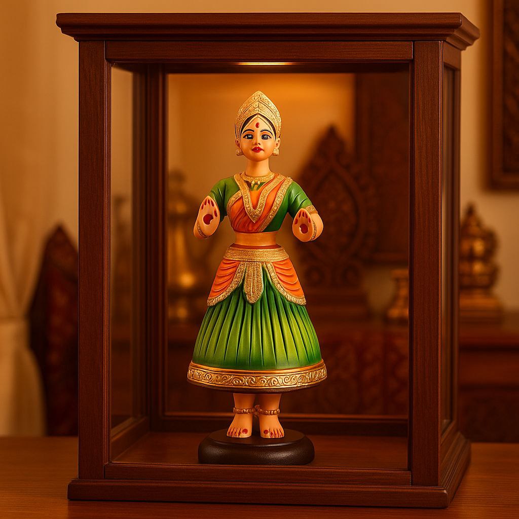 Deltart – Tanjore Dancing Doll (15 Inch)