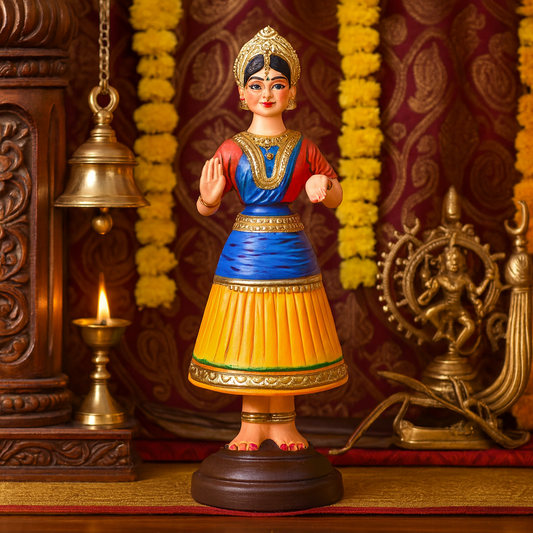 Deltart – Tanjore Dancing Doll (11 Inch)